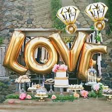 100 Pieces Of Wedding Decor You Can Buy On Amazon Engagement Balloons Bridal Shower Decorations Amazon Wedding Decor