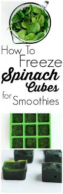 Comment Congeler Des Cubes D Epinards Pour Des Smoothies Un Smoothie Cache De Verts Healthy Drinks Recette Smoothie Vert Smoothies Equilibres Etre En Bonne Sante