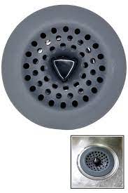 This stopper helps eliminate clogs caused by foreign objects. Kitchen Sink Stopper And Strainer Universal Fit Push Button Action