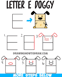 Animals that start with e toddlers and preschoolers can't get enough of these silly animals that start with the letter e. Huge Guide To Drawing Cartoon Characters From Uppercase Letter E Easy Tutorials For Kids How To Draw Step By Step Drawing Tutorials Drawing Cartoon Characters Easy Drawings For Kids Drawing Tutorial