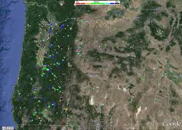 Erste schritte mit google earth. Blm Oregon Washington On Twitter Real Time Google Earth Map Of Oregon Streamflows Via Usgs Https T Co Dgounvilor Https T Co Ehorut1zaw