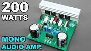 220v av power amplifier lossless audio subwoofers amplifier hifi stereo bluetooth digital powerful for home karaoke cinema. 200 Watts Mono Audio Amplifier Diy Share Project Pcbway
