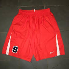 New Nike Syracuse Orange Lacrosse Game Shorts Lg Orange Block S Sidelineswap