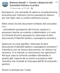 Il sito del consolato generare d'italia a londra fornisce innumerevoli (come dice il tizio alla reception del building del consolato a farrington in londra) canali per poter prenotare, ripeto, solo prenotare, un appuntamento per l'ufficio passaporto. Contro I Disservizi Del Consolato Italiano A Londra Posts Facebook