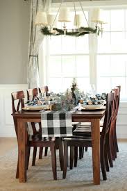 Buffalo Plaid Table Runner Christmas Tablescape Christmas Table Christmas Table Settings Buffalo Plaid Table Runner