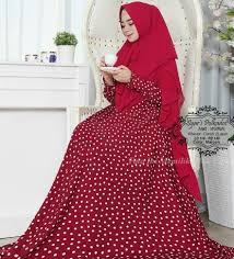 Home › gamis lebaran terbaru › gamis wolfis motif polkadot list. Set Gamis Syari Motif Polkadot
