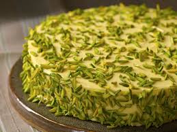 Pour into greased and floured 10 tube bundt pan. Recipe Sicilian Pistachio Cake With Golden Neoclassic Buttercream Npr