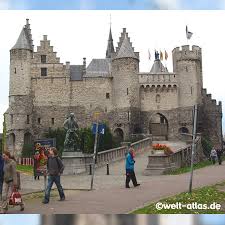 Het steen, steenplein, антверпен, бельгия. Photo The Steen Antwerpen Castle Belgium Welt Atlas De