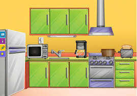 Elige uno de los dibujos de cocinas para imprimir y pintar. Partes De La Casa Bits De Inteligencia