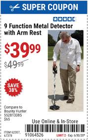 Plik pdf 1.15 mb, 13 stron. 9 Function Metal Detector With Arm Rest For 39 99 Harbor Freight Tools Harbor Freight Coupon Metal Detector