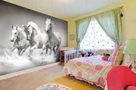 Maybe you would like to learn more about one of these? Horses Black White Wallpaper Wallsauce Uk In 2021 Wallpaper Bedroom Bedroom Themes White Bedroom Modern
