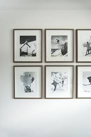 Your Guide To Creating The Perfect Grid Gallery Wall Room For Tuesday Ski House Decor Gallery Wall Ski Lodge Decor