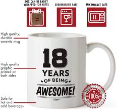 18 year old birthday gifts. Buy 18th Birthday Gifts For Boys Girls Teenage 18 Year Old Bday Gift For Teen Party Decorations Supplies Happy 2003 Funny Coffee Mug Decor Ideas For Young Girl Boy Turning Eighteen Of Age