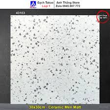 Gạch 30x30 Takao 43103 Terrazzo Hạt Đá | Tổng Kho Gạch Takao Hà Nội