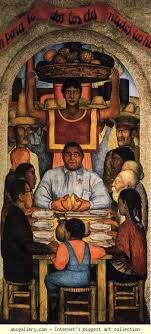Diego Rivera Our Bread 1928 Fresco South Wall Courtyard Of The Fiestas Ministry Of Education Mexico City Diego Rivera Diego Rivera Art Frida And Diego
