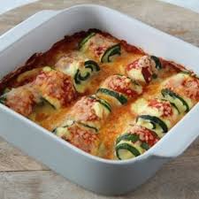 Ovenschotel Met Courgette Pasta Rolletjes Recept Courgette Recepten Vegetarisch Courgette Pasta Koolhydraatarme