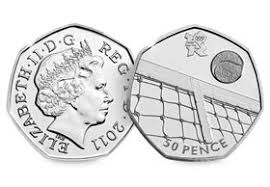Isle of man iom manx 50p. 2011 Tennis 50p Coin Mintage 1 454 000 Scarcity Index 71