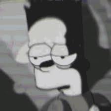 Inspiring image b&w, black and white, depressed, depression, homer simpson, miserable, misery, quote, sad, simpson, simpsons, text. Sad Simpsons Gif Sad Simpsons Bart Discover Share Gifs