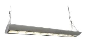 2 Lamp T8 Direct Indirect Lighting Silver Finish Indirect Lighting Lamp Commercial Pendant Lighting
