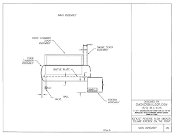 62 X20 Air Tank Smoker Square Firebox Right Side Smoker Plans Smoker Propane Tank