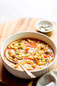 Chef john's version of chicken fettuccine alfredo is lightened by substituting chicken broth for some of the heavy cream. Dump And Go Sicilian Chicken Soup Little Broken