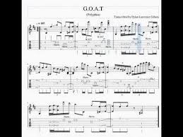 This is the intro riff from polyphia's new single g.o.a.t. Polyphia G O A T Intro Riff Tablature And Sheet Music Notation Youtube
