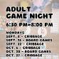 Adult Game Night — Wellfleet Public Library event image