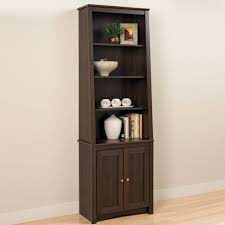 Check spelling or type a new query. Tall Slant Back Bookcase With 2 Shaker Doors Espresso Prepac Target