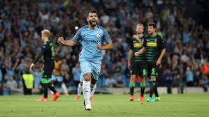 Download the man city app. Bundesliga Aguero Hat Trick Steers Manchester City Past Borussia Monchengladbach