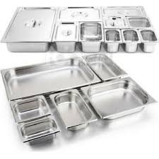 Details About Case Of Any Size Wholesale Stainless Steel Half Full Steam Prep Table Food Pan