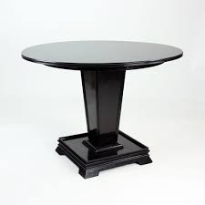4.5 out of 5 stars. Round Art Deco Dining Table In Black Wood Czechoslovakia Circa 1930s 161837