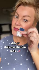 Happy almost 4th! Heres a fun eyeshadow look! #seinteyeshadows #seintartist  #makeuptutorial #4thofjulyeyeshadow #fyp