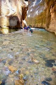 Much colder in the early morning though! The Narrows Zion National Park Wiscohana