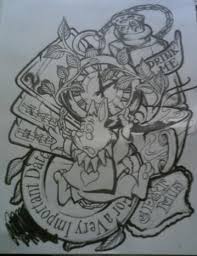 White Rabbit Line Work Precolor By Tattooeasy On Deviantart Alice And Wonderland Tattoos Alice In Wonderland Drawings Alice In Wonderland Rabbit