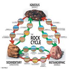 El Ciclo De Las Rocas Infografia Que Muestra El Ciclo De Las Rocas Igneas Sedimentarias Y Metamorficas Rock Cycle Earth Science Science Education
