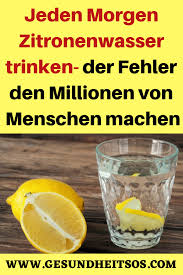 Jeden Morgen Zitronenwasser Trinken Der Fehler Den Millionen Von Menschen Machen Zitronenwasser Ingwer Kurkuma Weight Lose Drinks Food Hacks Health Tips
