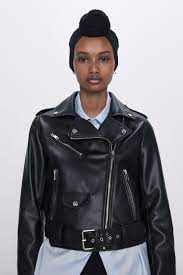 Faux Leather Biker Jacket Zara United Kingdom Faux Leather Biker Jacket Biker Jacket Jackets