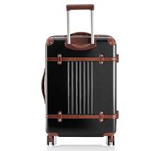 Our best selling luggage collection is designed to set you apart from the crowd with luxurious leather detailing and a personalized monogram. Mark Graham Terminal 1 Checked Suitcase Pottery Barn