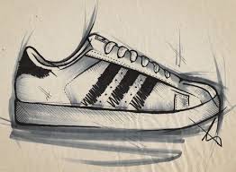 Hand Drawings Of Their Ideas Products Sneakers Drawing Shoes Drawing Adidas Superstar