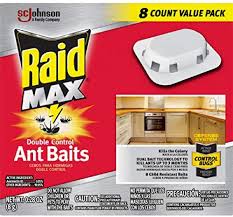 Insect & pest control (30)‎. Amazon Com Raid Max Double Control Ant Baits 0 28 Oz 8 Ct 1 Health Personal Care