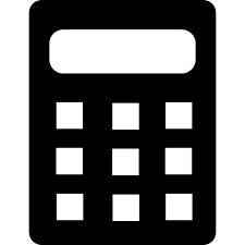 Loan calculator (vehicle dealer tool) Vector Icons free download in SVG,  PNG Format