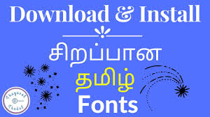 Download Bibleintamil Installing Tamil Fonts In Windows 10 Tamil Fonts Downloads