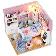 Objet Decoratif Maison De Poupees Miniature Du Bricolage Mini Chambre A La Main Mini Modele Maison De Poupee Miniatures Pour Maison De Poupee Diy Maison Poupee