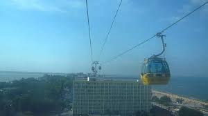 Accesul in parcul acvatic nu se face direct din bulevardul principal. Telegondola Din Mamaia Youtube