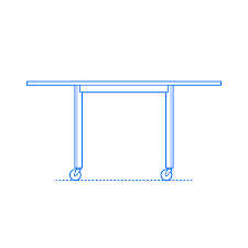 The standard measurement for round dining tables is width x length. Dining Tables Dimensions Drawings Dimensions Com