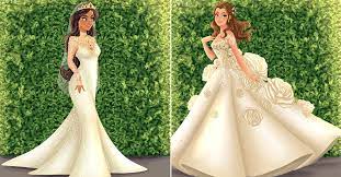 Heiraten mit dem motto disney? Disney Prinzessinnen Im Hochzeitskleid Das Musst Ihr Sehen