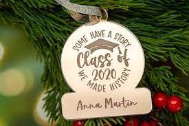Other items in our 2020 ornaments collection Personalized Graduation 2020 Ornament Mirror Acrylic Graduation Ornament 2020 Christmas Orname Graduation Ornament Ornaments Personalized Graduation