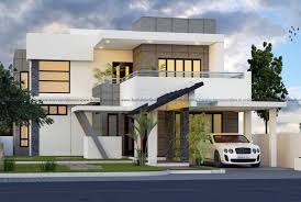 Modern Two Storey Home Design On Pretty Outdoor View Homezonline