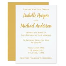 Simple Matte Gold Amp White Wedding Card Wedding Invitations Cards Custom Invitation Typography Wedding Invitations White Wedding Invitations Wedding Cards