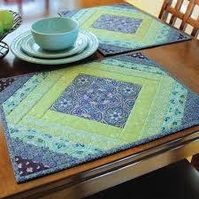 Quilt As You Go Placemats Casablanca Quilted Placemat Patterns Placemats Patterns Quilt Patterns